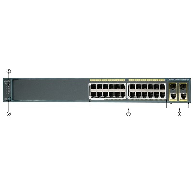 Switch Cisco WS-C2960+24PC-S