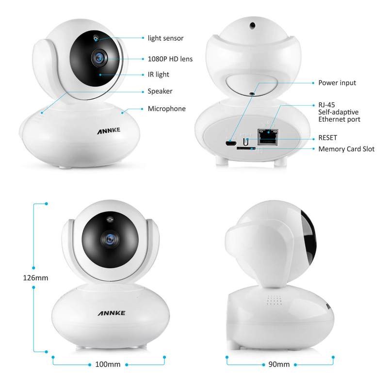 CAMERA ANNKE IP PTZ I41EJ
