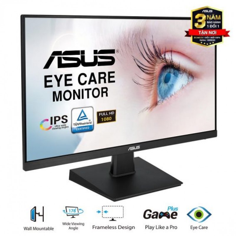M&agrave;n H&igrave;nh ASUS VA27EHE IPS 27&Prime; 75Hz FullHD Eye Care