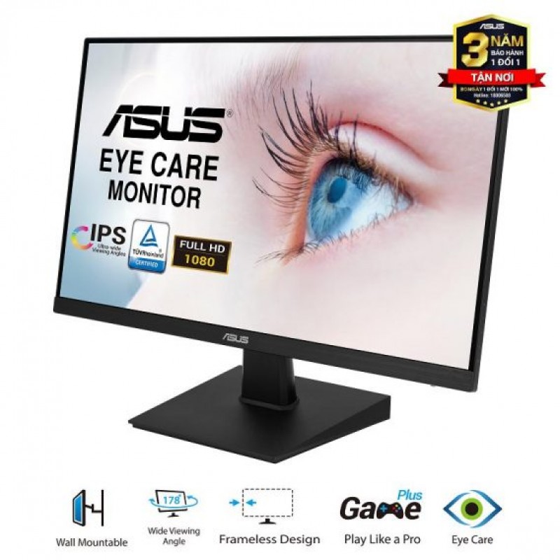 M&agrave;n H&igrave;nh ASUS VA27EHE IPS 27&Prime; 75Hz FullHD Eye Care