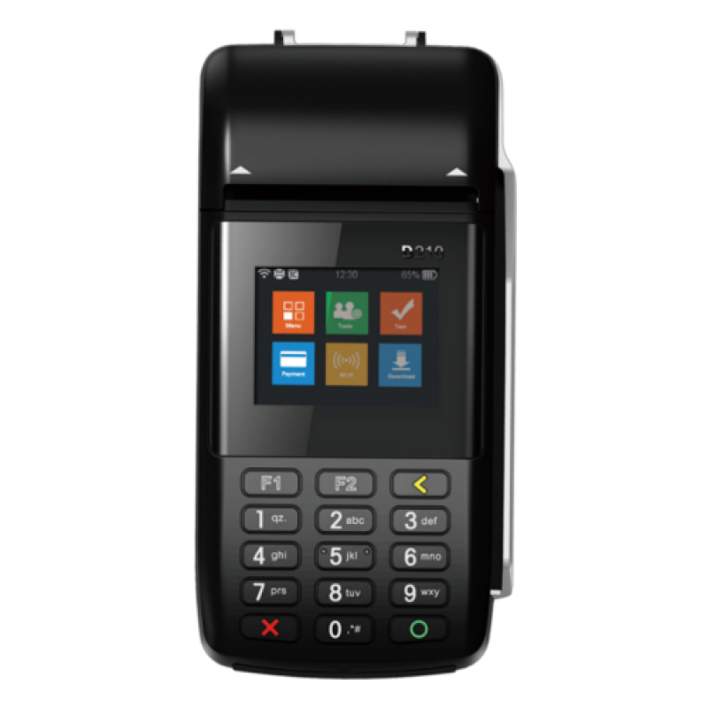 Máy POS D210 (Phương thức kết nối: tùy chọn 3G; TCP/IP;Wifi;Dial Up;  Dạng máy: đơn, in nhiệt)